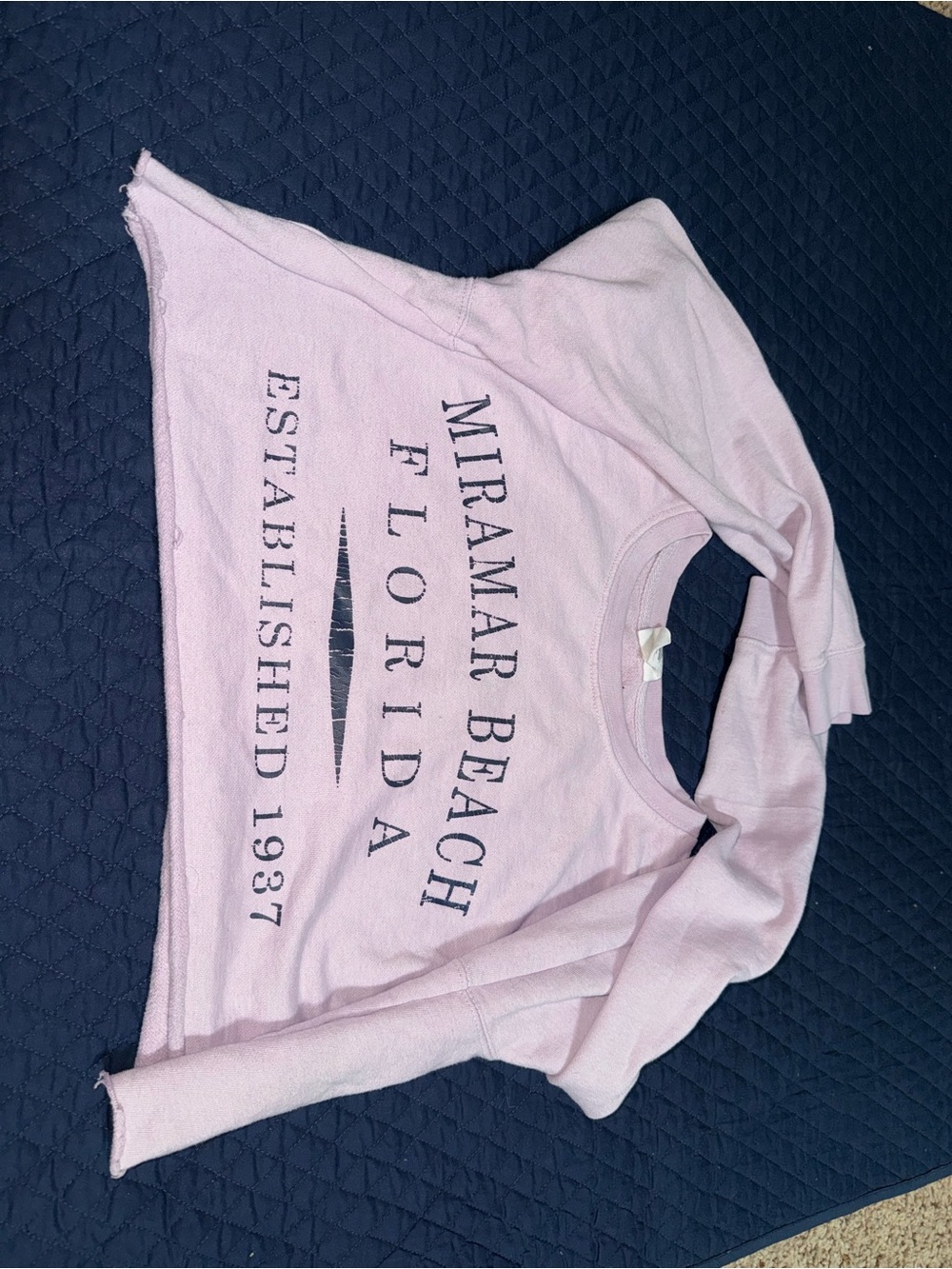 Miramar Beach Florida Lavender Graphic Sweatshirt